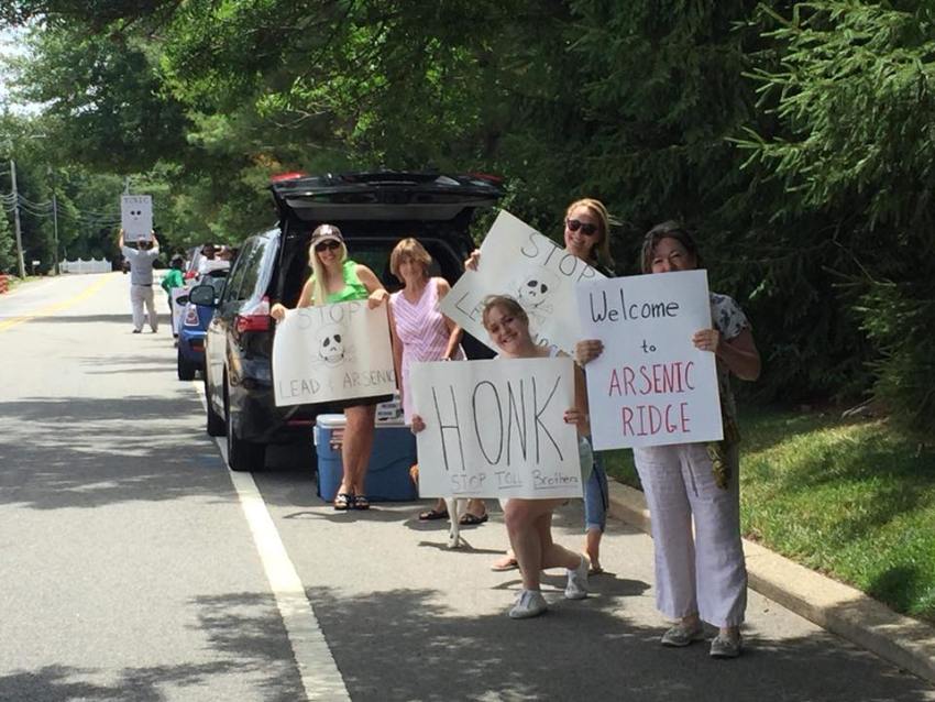 July 21st Toll Brothers Protest at "Arsenic Ridge"
